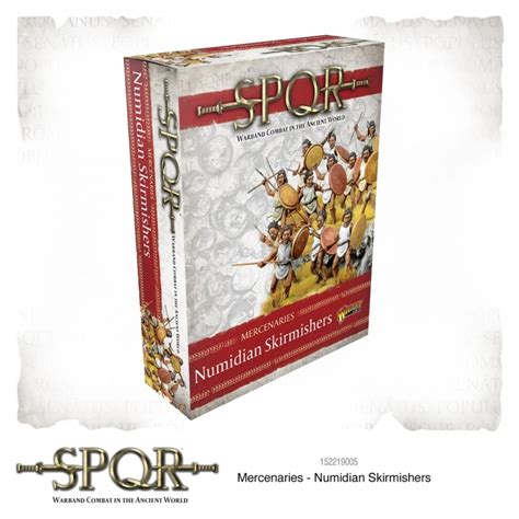 Numidian Skirmishers 12 28mm Ancients Spqr Warlord Games Frontline