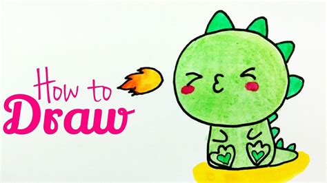 Https://techalive.net/draw/how To Draw A Dinosaur Easy Cute