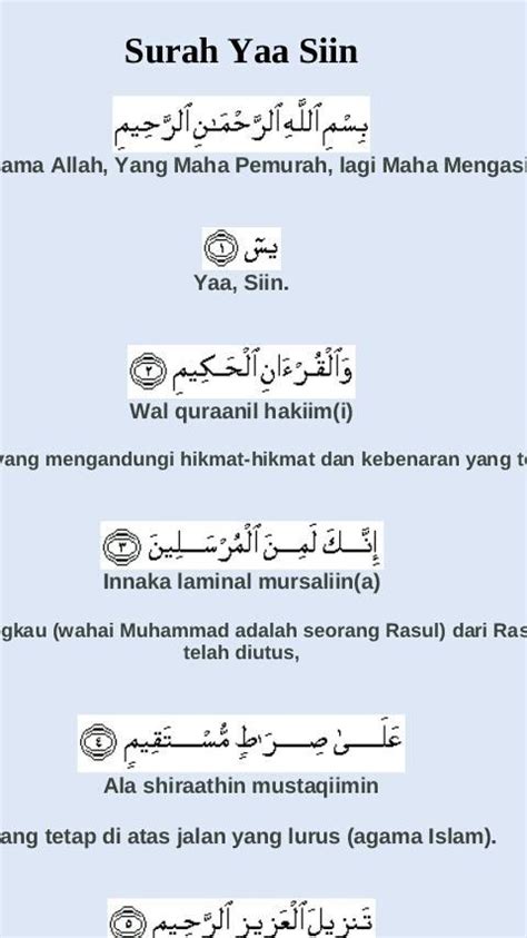 Yuk Simak Surah Lazim Jawi Dan Rumi Check Islamic Ayah