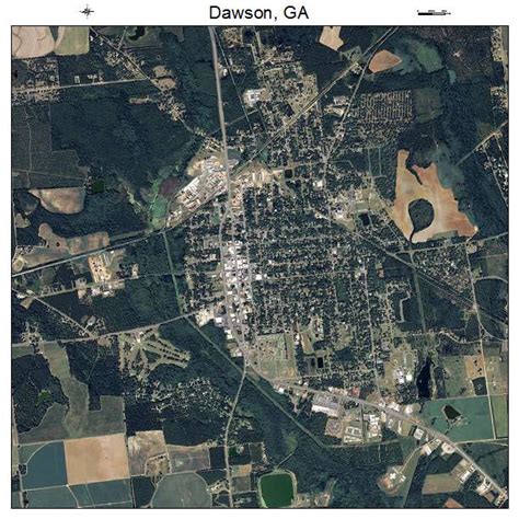 Aerial Photography Map Of Dawson Ga Georgia