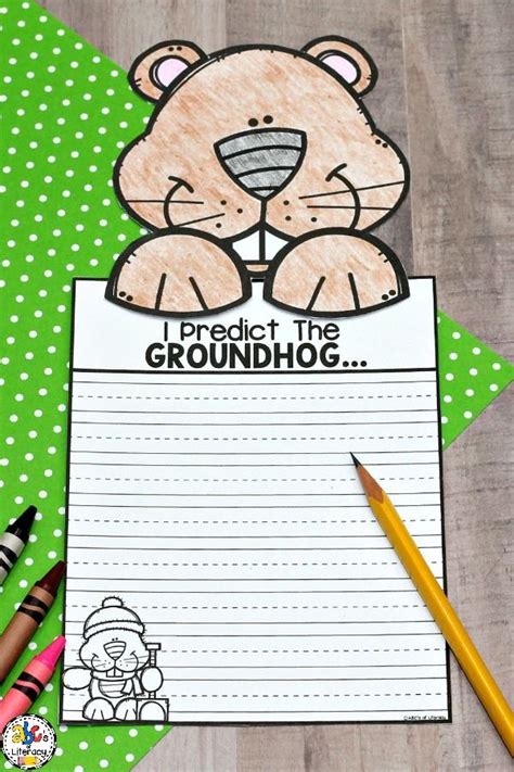 Groundhog Day Writing Craft Writing Activities Groundhog Day Winter