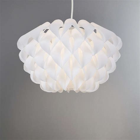 Honeycombe White Easy Fit Pendant Dunelm Bedroom Ceiling Light