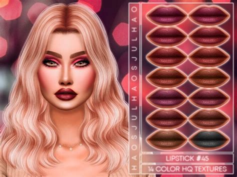 Lipstick 45 By Julhaos At Tsr Sims 4 Updates