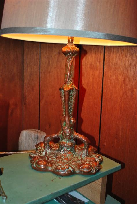 Art And Craft Art Nouveau Lamp Base Cast Of Copper Collectors Weekly