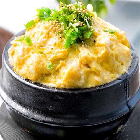 10 Minute Korean Steamed Eggs Gyeran Jjim 계란찜 Recipe Cart