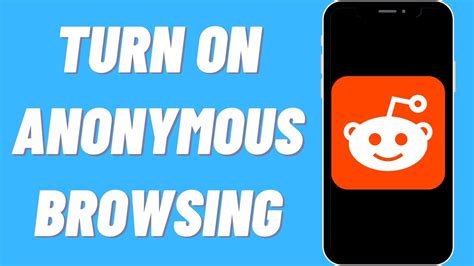 How To Turn On Anonymous Browsing On Reddit Easy Youtube