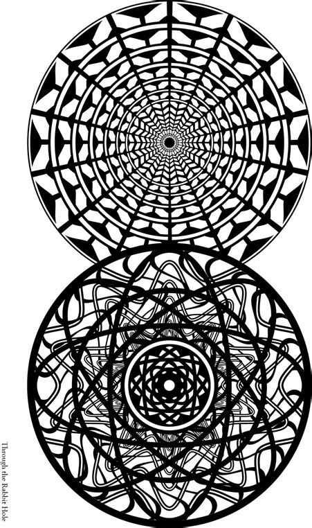 Crayola patterned escapes coloring book • patterned escapes colouring book… think happy coloring book by thaneeya mcardle — thaneeya.com. Through The Rabbit Hole Coloring Page | crayola.com