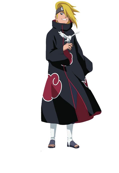 Deidara Tenue Akatsuki Naruto Shippuden Sasuke Naruto Uzumaki