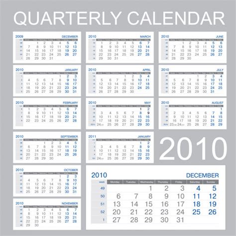 Q4 Quarter Of Calendar 2018 — Stock Vector © Esbeauda 149088519