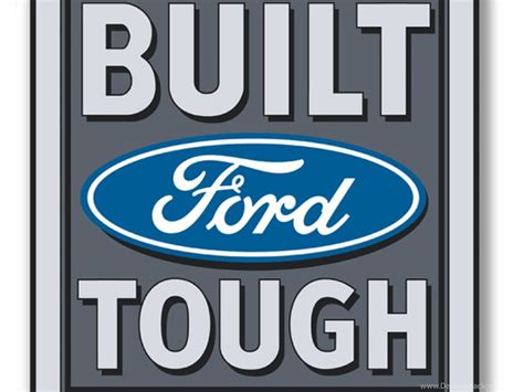 Built Ford Tough Logo Image Desktop Background