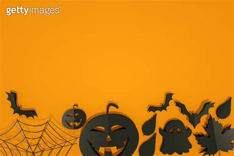 Halloween Orange Color Background 이미지 1328799940 게티이미지뱅크