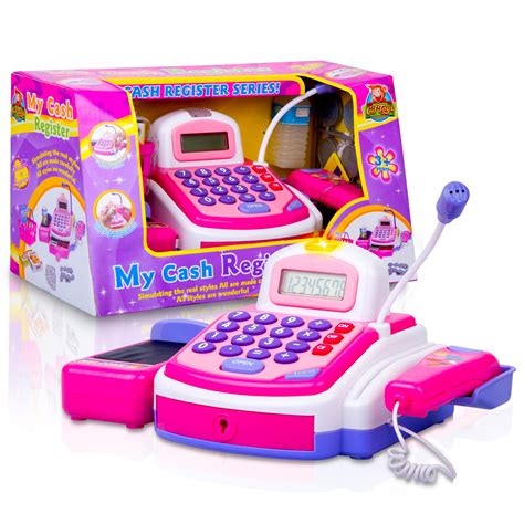 Details About Supermarket Play Set Pretend Play Cash Register With