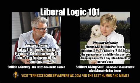 liberal logic 101 business owners tennessee conservative