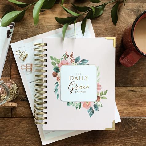 Daily Grace Planner Floral The Daily Grace Co Christian Planner
