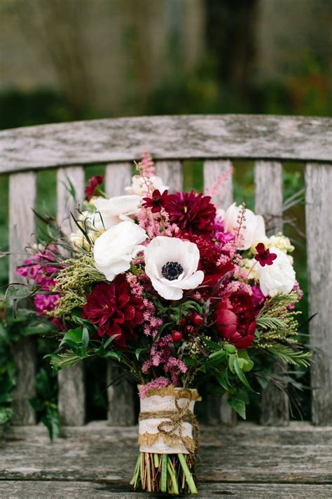 Awesome I Loved My Bouquet Wine Colored Peonies Anemones For Pops Of