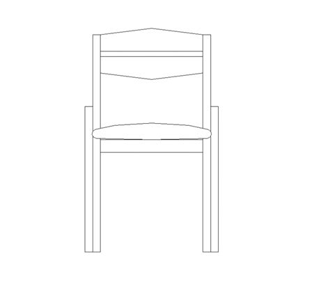 Furniture Cad Blocks Chair Detail Elevation Layout 2d View Dwg File