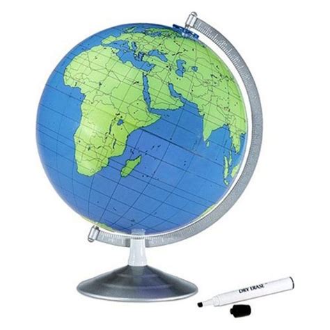 Geographer 12 Write And Erase Desk Globe Traditional World Globes