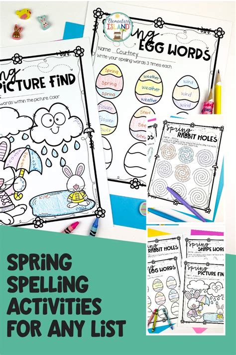 Spring Spelling Words