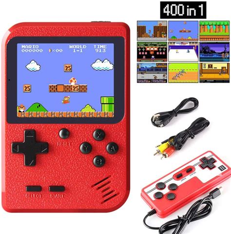 Handheld Retro Games Console With 400 Games Inc Super Mario Very