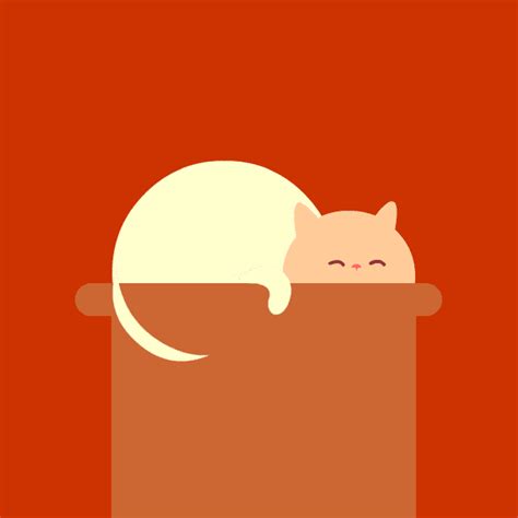 Sleepy Kitty  By Cristian Rivas Find And Share On Giphy