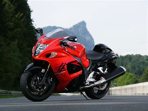 It immediately won acclaim as the world's fastest production motorcycle. Suzuki Hayabusa
