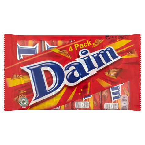 Daim Chocolate Bar 4 X 28g Multipacks Iceland Foods