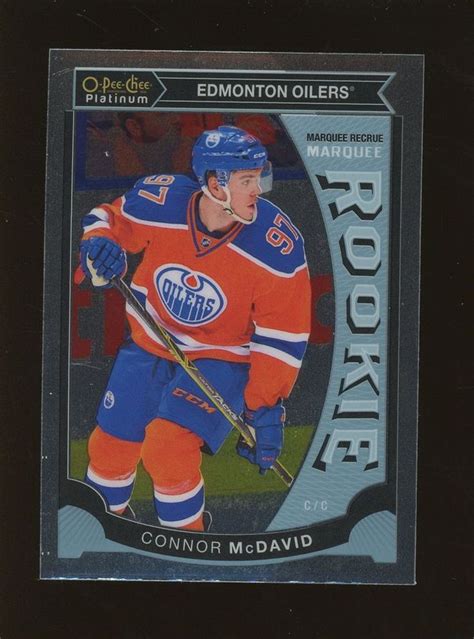 If you have your own one, just create an account on the website and upload a picture. 2015-16 O-Pee-Chee OPC Platinum Connor McDavid Edmonton ...