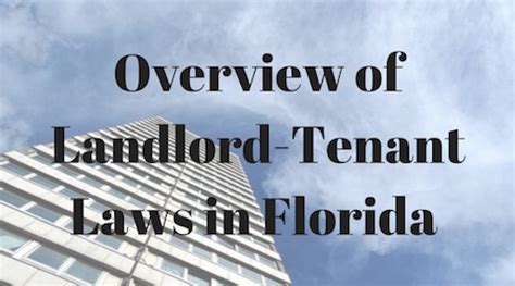 Florida Landlord Tenant Laws Rights Responsiblities And Rules