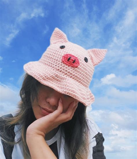 Pig Bucket Hat Crochet Pattern Moondragon Ph S Ko Fi Shop Ko Fi
