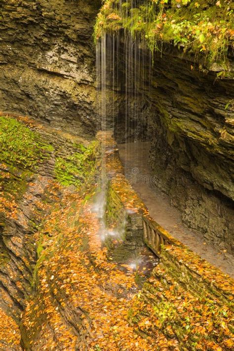 Beautiful Waterfall Cascade Stock Photo Image Of Peaceful Landscape