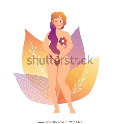 Naked Beautiful Woman Ovulation Urinary Incontinence Cystitis Involuntary Urination Woman