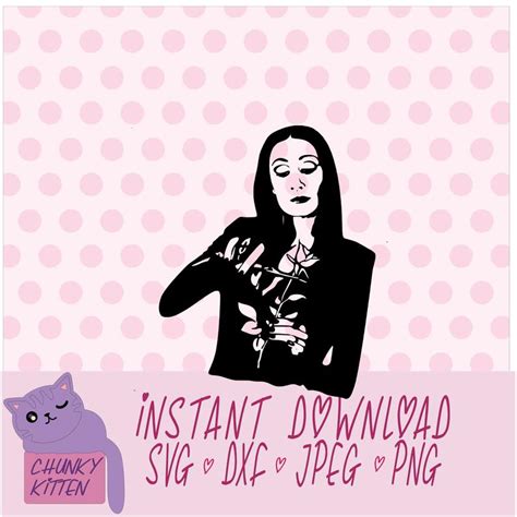 Download Morticia svg Addams Family svg Halloween svg cutting files | Etsy
