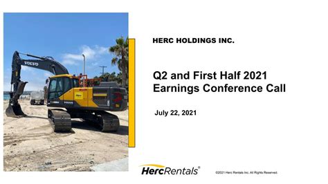 Herc Holdings Inc 2021 Q2 Results Earnings Call Presentation Nyse