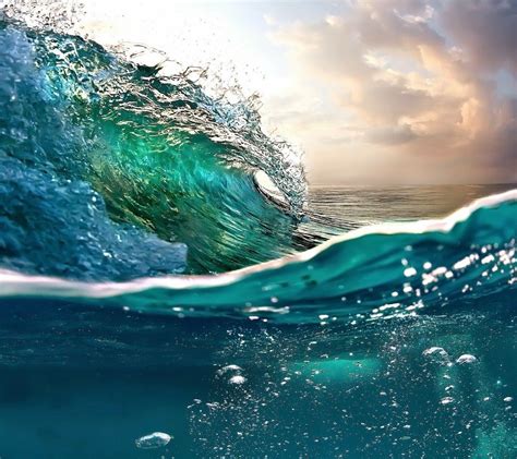 Pin By Dean Burnell On Wallpapers Ocean Waves Beautiful Ocean Ocean