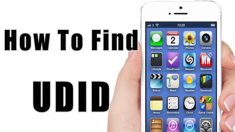 How To Find The Udid Of Your Iphone Ipod Touch Ipad Youtube