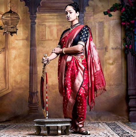 Devika Bhise As Rani Lakshmibai In Swords And Sceptres Kashta Saree Nauvari Saree Designer