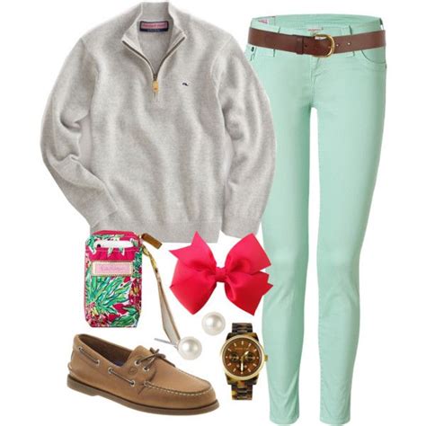 Chilly Spring By Classically Preppy On Polyvore Preppy Outfits