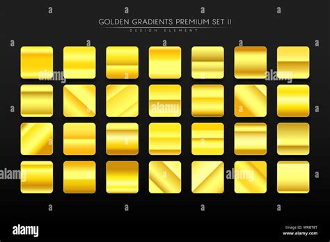 Golden Gradients Premium Collection Design Element For Luxury And