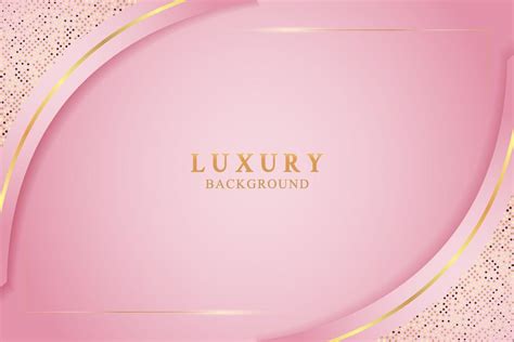 Elegant Pink Luxury Background With Shiny Gold And Glitter Texture