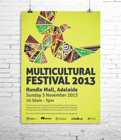 Multicultural Festival 2013 Event Poster Design Art Festival Poster