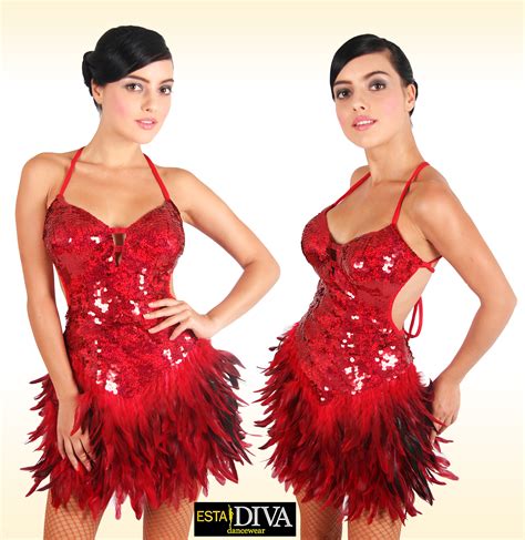 Showgirl Dress Ave De Vegas Sequin Feather Dress 1 1 €12800