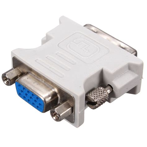 Received dvi signals are converted 1:1 without modifying the resolution or signal frequency. DVI-D (18+1) Dual Link Male to VGA HD15 Female Adapter ...