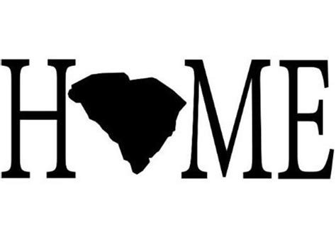 South Carolina Home Svg Etsy