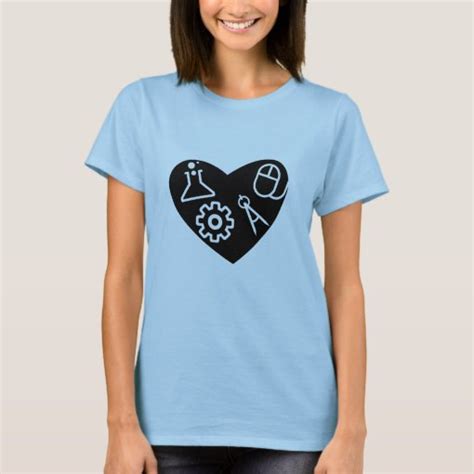 I Love Stem T Shirt Zazzle