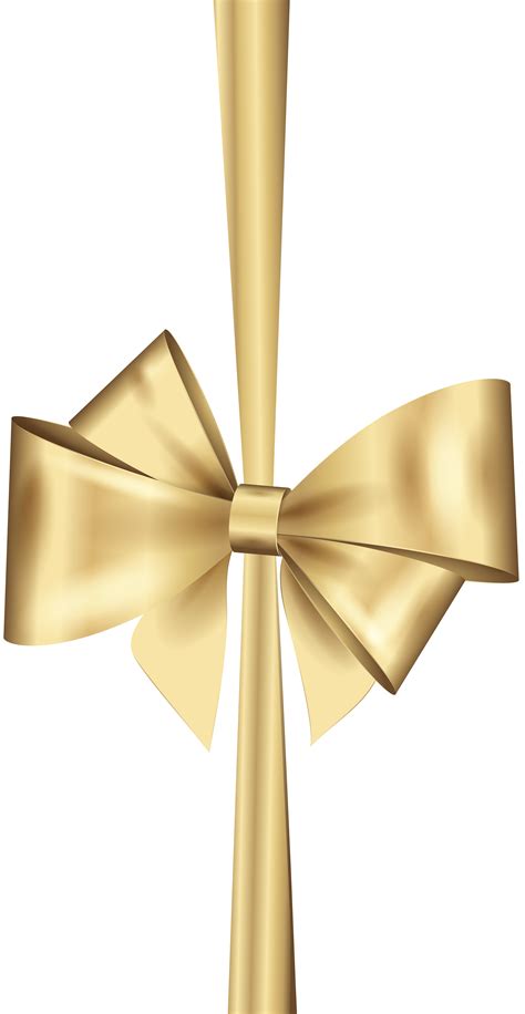 Gold Ribbon Christmas Clip art - Gold Deco Bow PNG Clip Art png png image