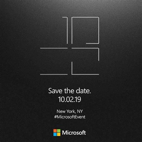 microsoft sent out “save the date” invites for its hardware event and not much else microsoft