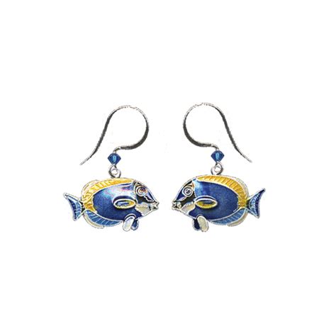 Surgeonfish earrings — Bamboo Jewelry | Bamboo jewelry, Silver jewelry store, Cloisonne jewelry