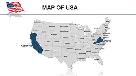 Editable Usa Powerpoint Maps North America