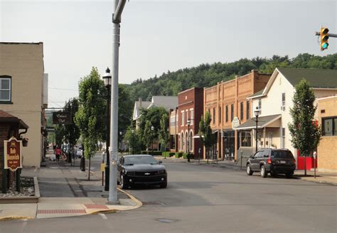 Clearfield Pa Nice Downtown Street Photo Picture Image