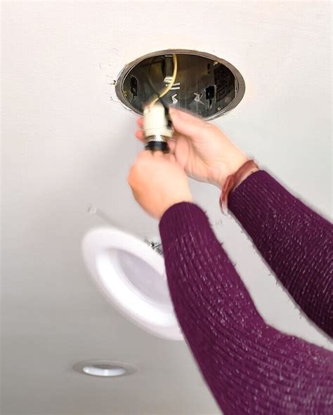 How To Replace An Outdated Can Ceiling Light Without Rewiring — T
